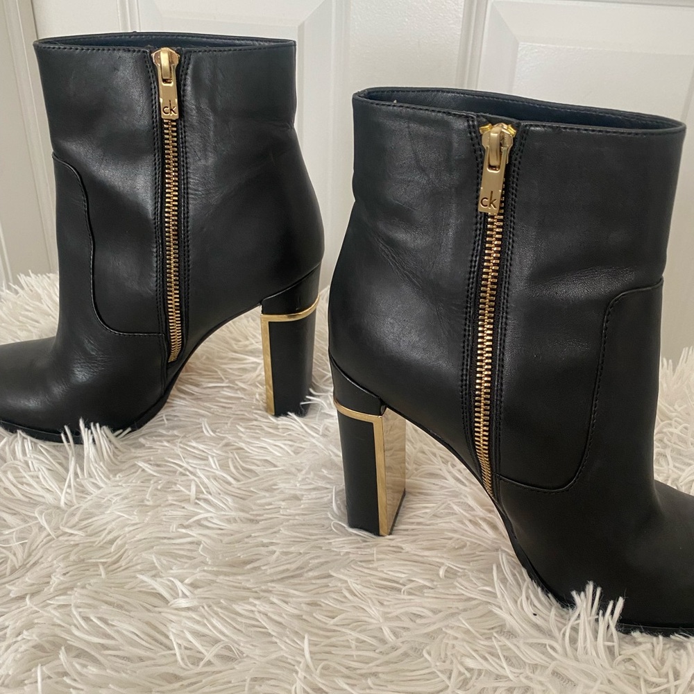 Calvin Klein Heel Booties